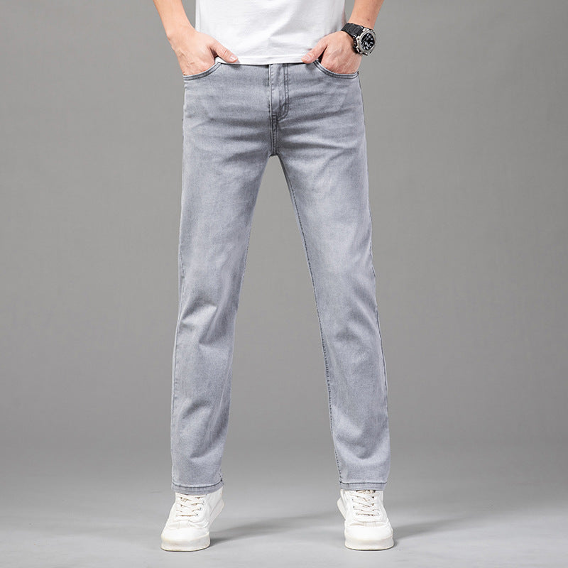 Męskie Jeansy Slim Fit ze Stretchowym Krojem i Zwężaną Nogawką