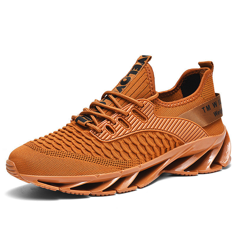 Męskie Sneakersy z Oddychającą Siateczką i Gumową Podeszwą Blade