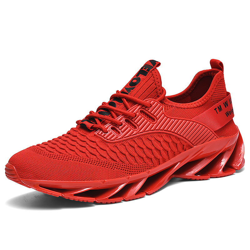 Męskie Sneakersy z Oddychającą Siateczką i Gumową Podeszwą Blade