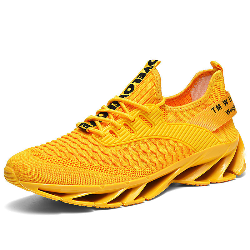 Męskie Sneakersy z Oddychającą Siateczką i Gumową Podeszwą Blade