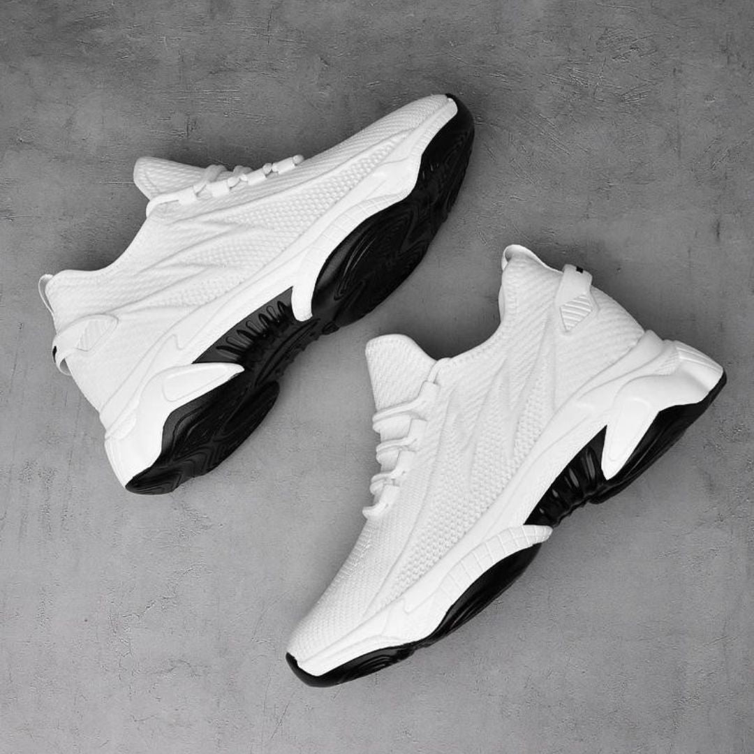 Męskie Sneakersy z Ukrytą Podwyżką i Amortyzowaną Wkładką