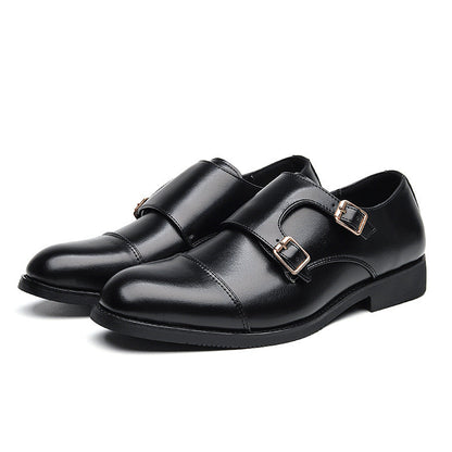 Męskie Eleganckie Skórzane Buty Biznesowe | Idealne na Każdy Sezon
