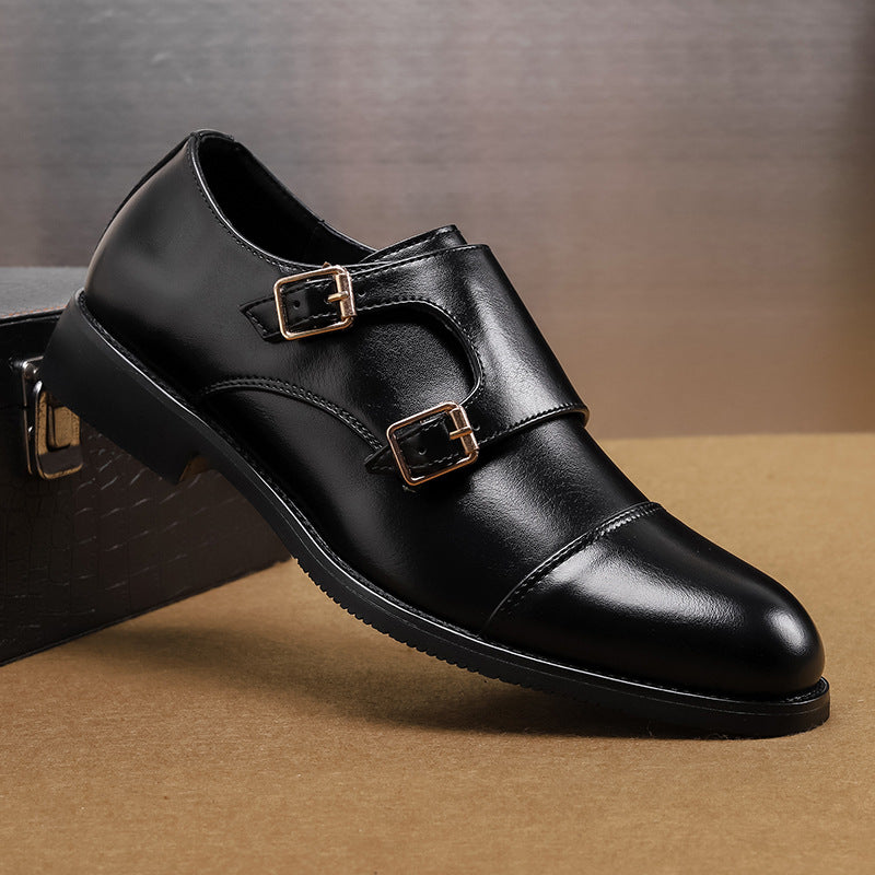Męskie Eleganckie Skórzane Buty Biznesowe | Idealne na Każdy Sezon