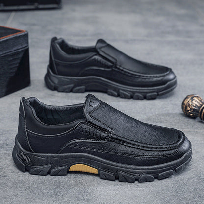 Męskie Biznesowe Buty ze Sztucznej Skóry PU | Idealne na Jesień