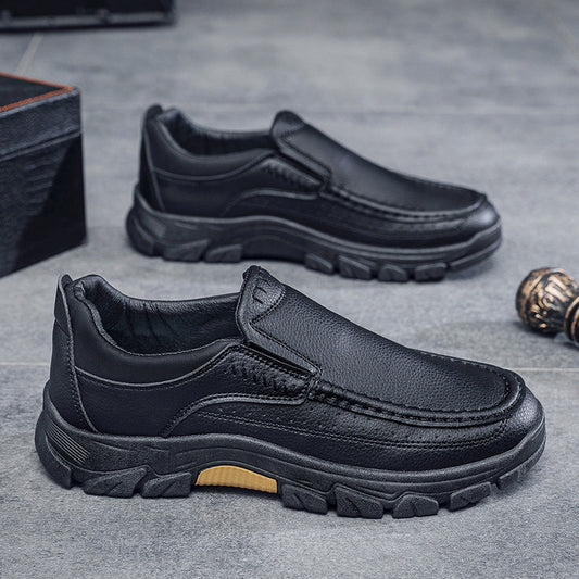Męskie Biznesowe Buty ze Sztucznej Skóry PU | Idealne na Jesień