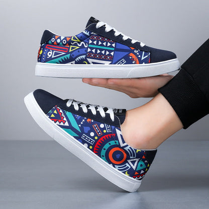 Oddychające trampki skate w dużych rozmiarach z gumową podeszwą | Idealne na każdą porę roku