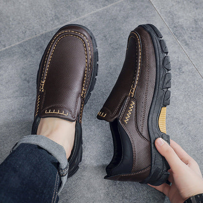 Męskie Biznesowe Buty ze Sztucznej Skóry PU | Idealne na Jesień