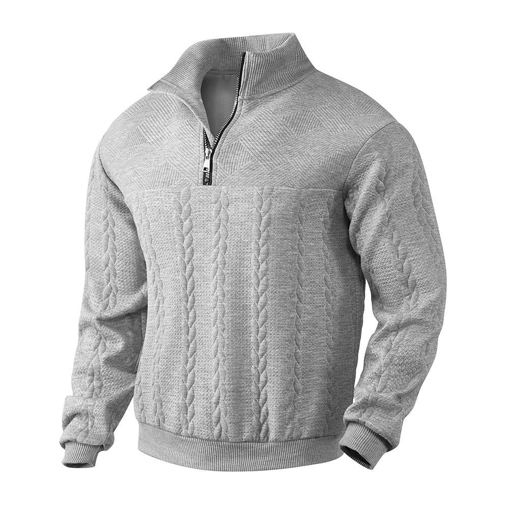 Bluza Premium z Zamkiem 1/4 – Ciepła Bluza Polarowa na Zimę