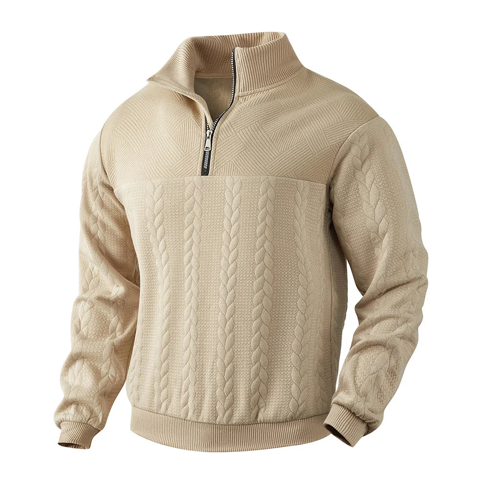Bluza Premium z Zamkiem 1/4 – Ciepła Bluza Polarowa na Zimę