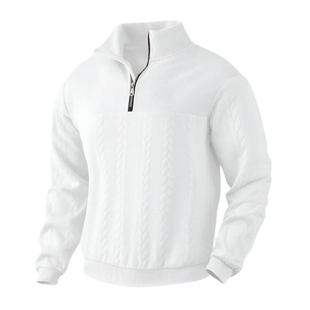 Bluza Premium z Zamkiem 1/4 – Ciepła Bluza Polarowa na Zimę