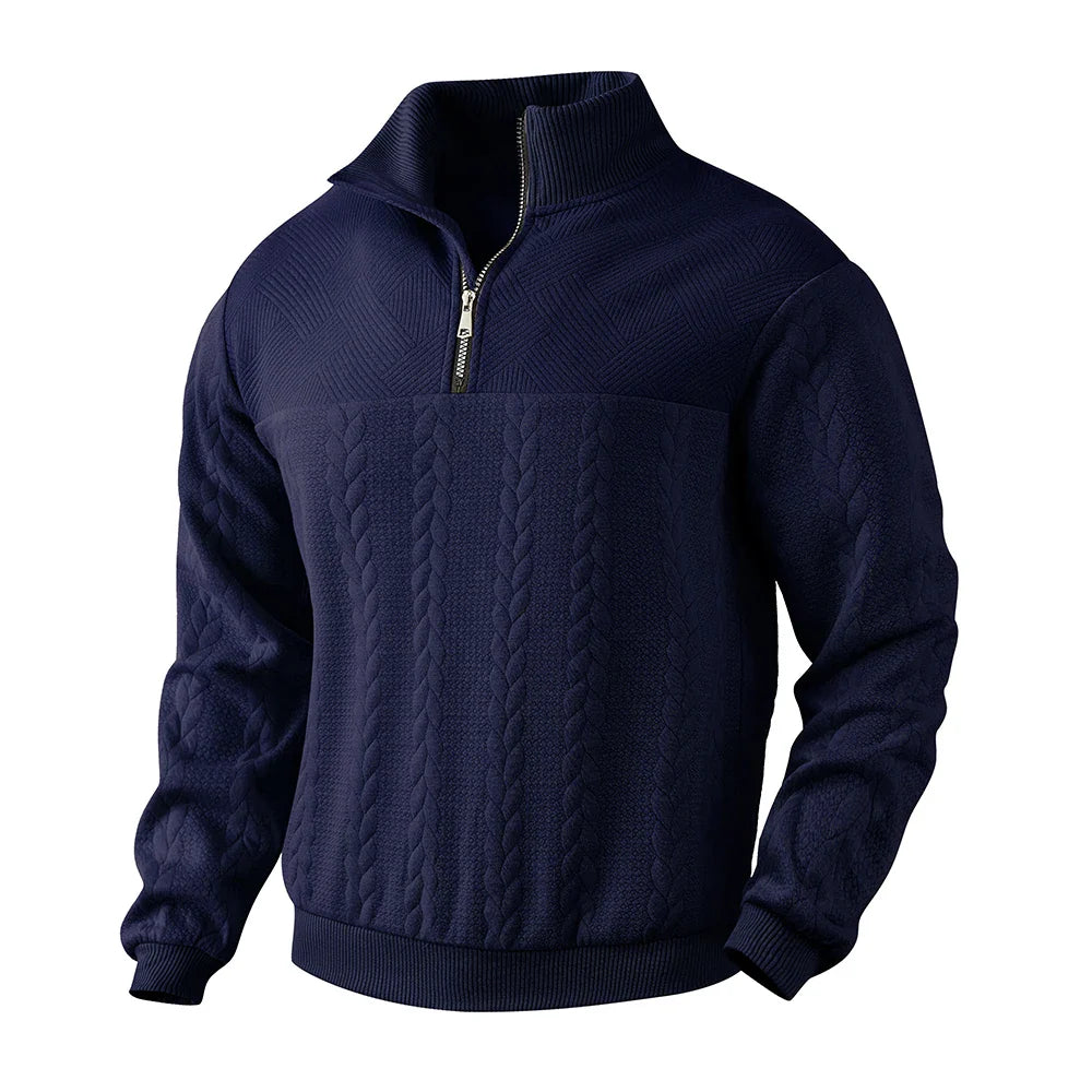 Bluza Premium z Zamkiem 1/4 – Ciepła Bluza Polarowa na Zimę