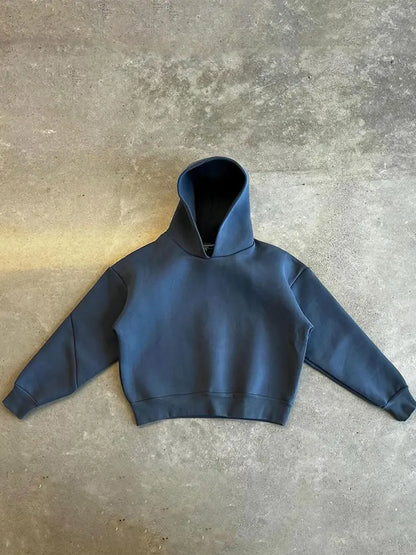 Męski Zestaw z Oversize'ową Bluzy z Kapturem i Joggerami I Idealny na Jesień i Zimę