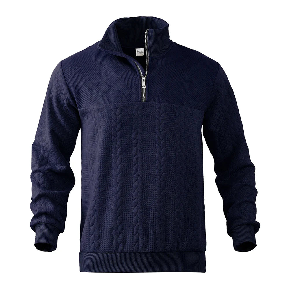 Bluza Premium z Zamkiem 1/4 – Ciepła Bluza Polarowa na Zimę