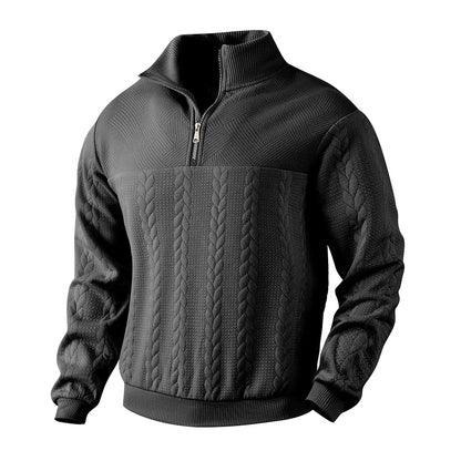 Bluza Premium z Zamkiem 1/4 – Ciepła Bluza Polarowa na Zimę