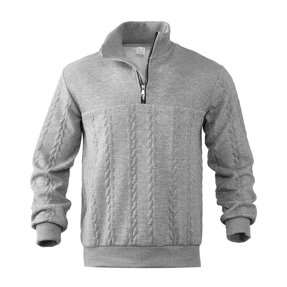 Bluza Premium z Zamkiem 1/4 – Ciepła Bluza Polarowa na Zimę