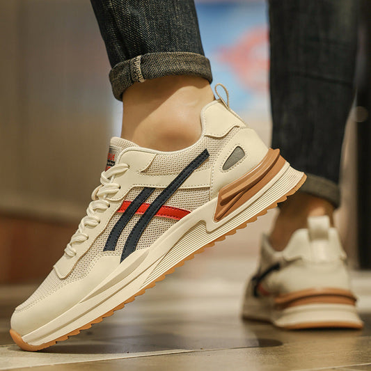Męskie Oddychające Buty do Biegania z Gumową Podeszwą | Idealne na Lato