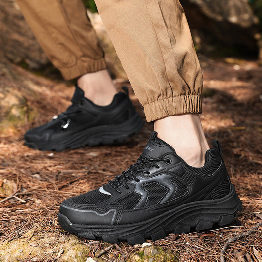 Męskie Buty Trekkingowe z Gumową Podeszwą | Idealne na Każdą Porę Roku