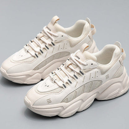 Sneakers z Grubą Podeszwą i Platformą Wodoodporną | Idealne na Wszystkie Pory Roku