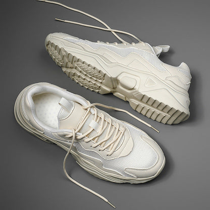 Siatkowe Oddychające Sneakersy na Grubej Podeszwie z Lekką Konstrukcją | Idealne na Każdą Porę Roku