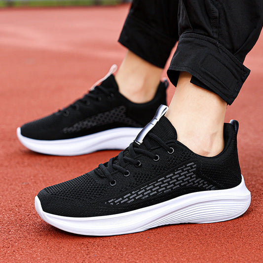 Męskie Lekkie Buty Sportowe z Siatki i Miękką Podeszwą | Idealne na Lato