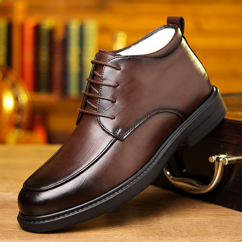 Wysokie Ocieplane Sznurowane Buty z Polarem | Idealne na Zimę