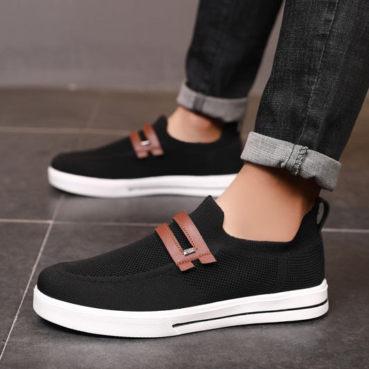 Męskie Przewiewne Buty Slip-On z Siateczki | Idealne na Lato