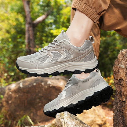 Męskie Buty Trekkingowe z Gumową Podeszwą | Idealne na Każdą Porę Roku