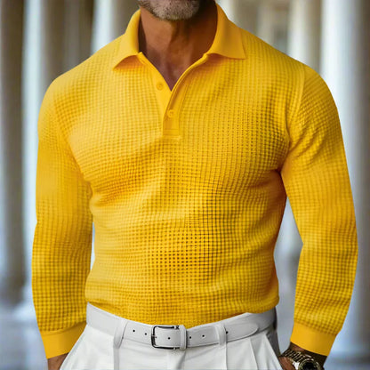 Wyrafinowany Sweter Polo z Plecionki